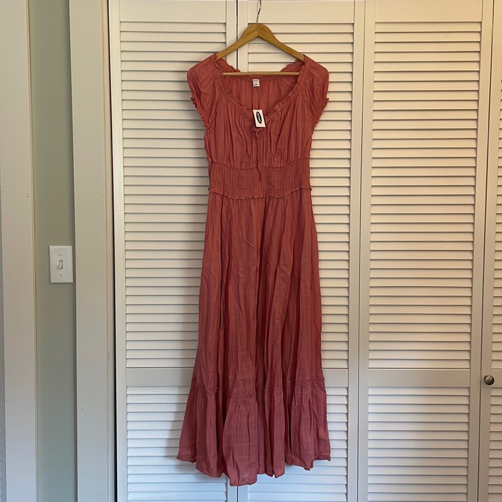 Old Navy pink, long dress